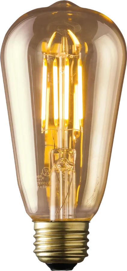 Foundry Edison, amber glass