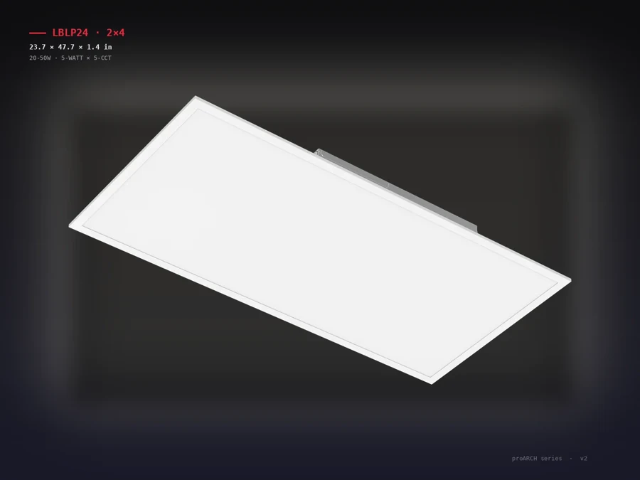 proⒶRCH-III back-lit panel · DLC Premium · planoⒶRCH PRO+ commercial interior