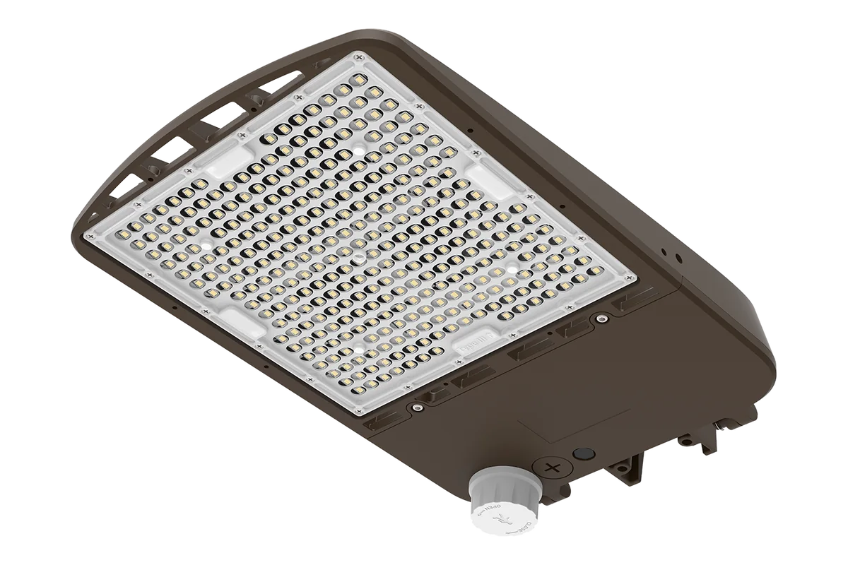 Heritage LSBX3W150 LED area light, Dark Bronze