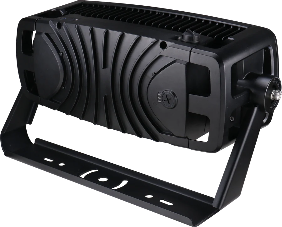 LSPL-I1/TN trunnion yoke mount — fixture-attached U-bracket with pivot pin