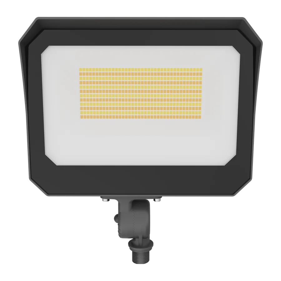 Everest LED flood light on a knuckle mount