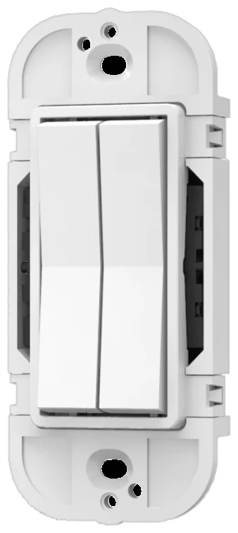 50WM-ACS · battery-free kinetic Bluetooth wall switch · harvests power from the user's press · transmits to the ⒶCS mesh at 100-foot range