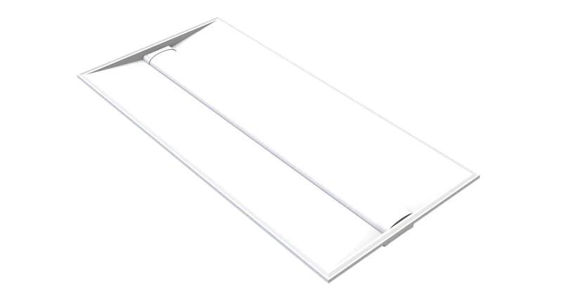 LPVT Luxmark — center-basket troffer · sister product to Waymark with identical accessory ecosystem