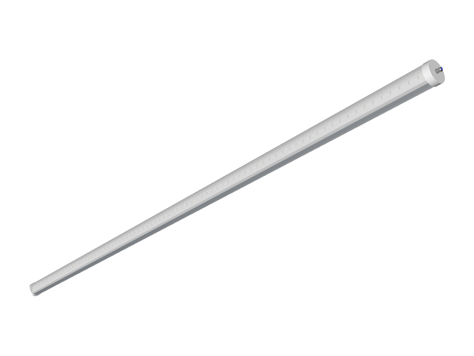 LY-T10 — angled view showing the LED array along the lamp length and the linear illumination character