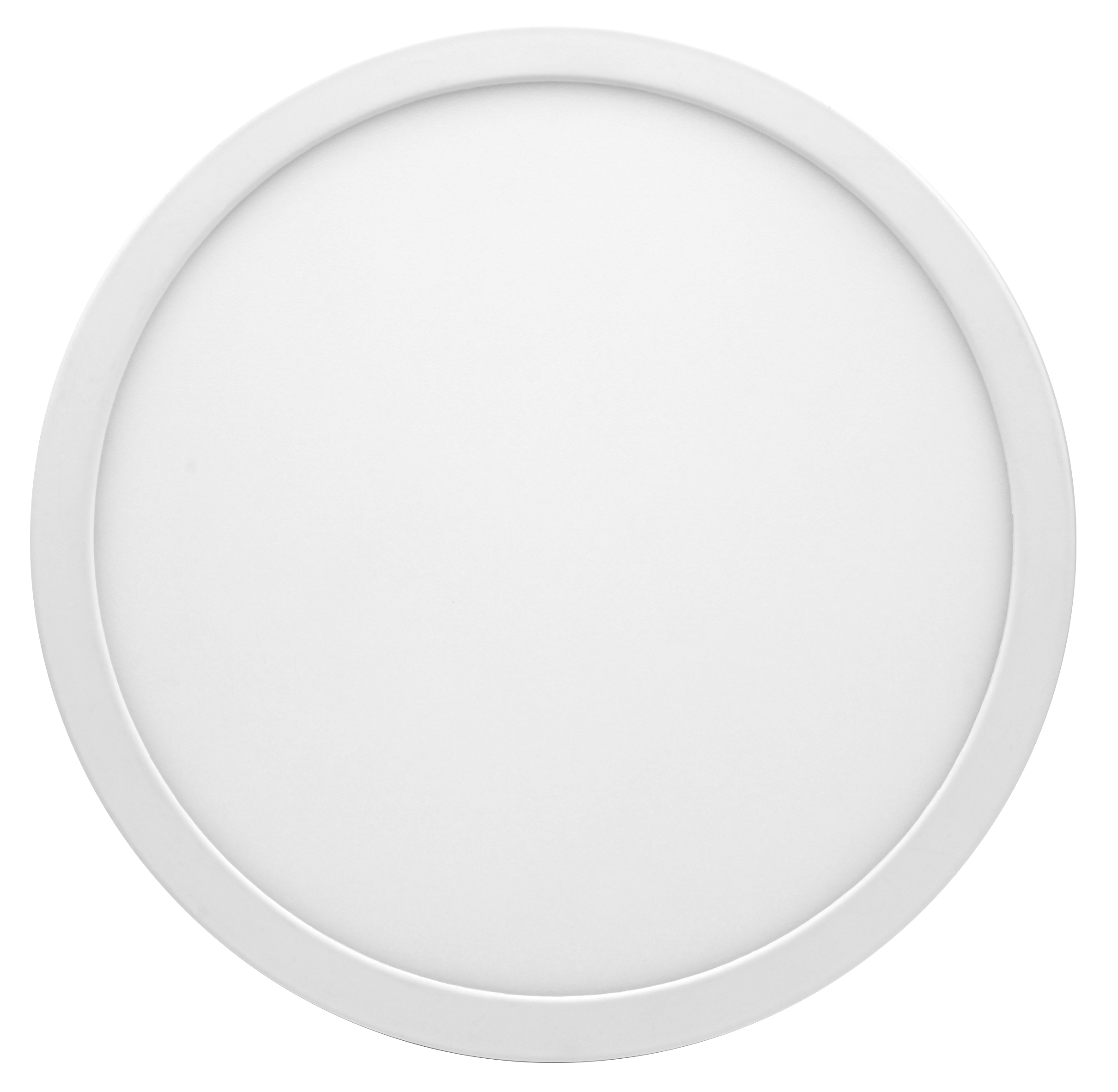 Eclipse-II preview — 9″ white finish, surface-mount puck downlight, front 3/4 angle