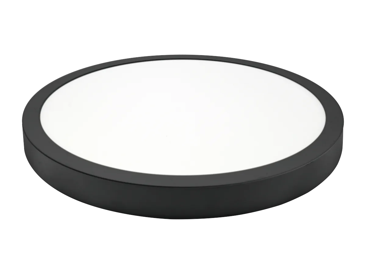 Eclipse 11 in round surface downlight in black