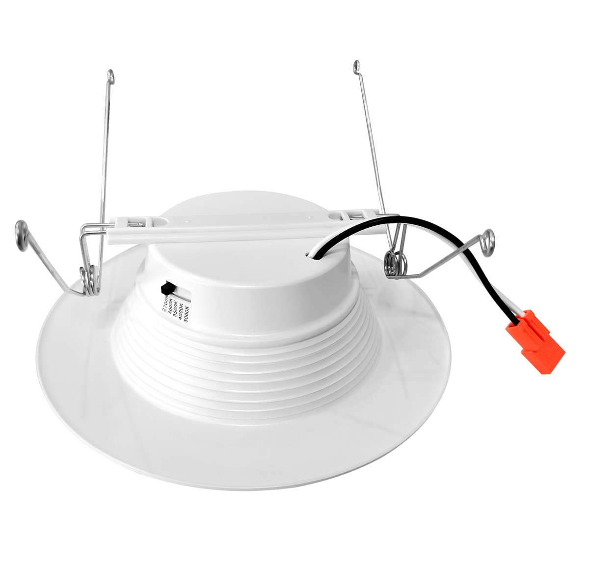 Nebula-II 6″ — white finish, alternate angle