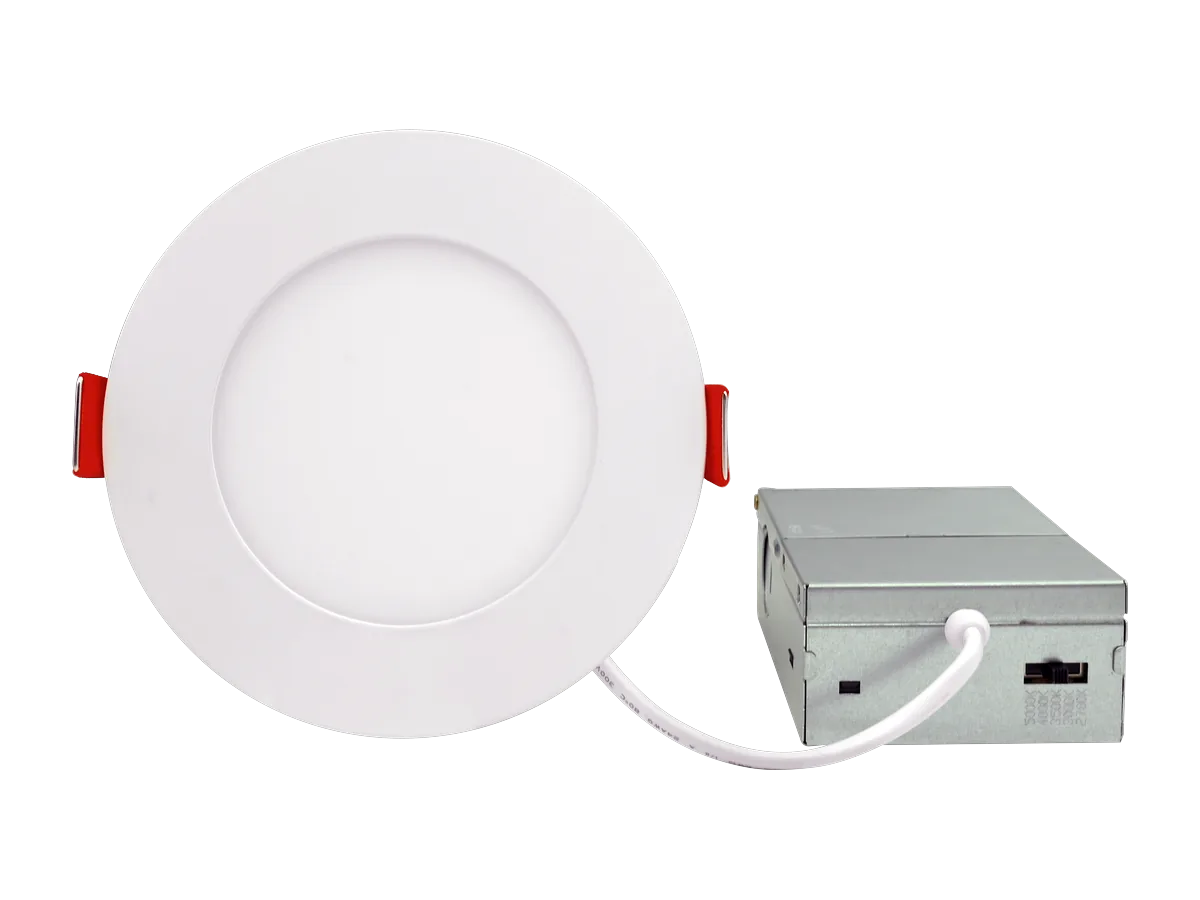 Radius 4 in downlight with its remote J-box