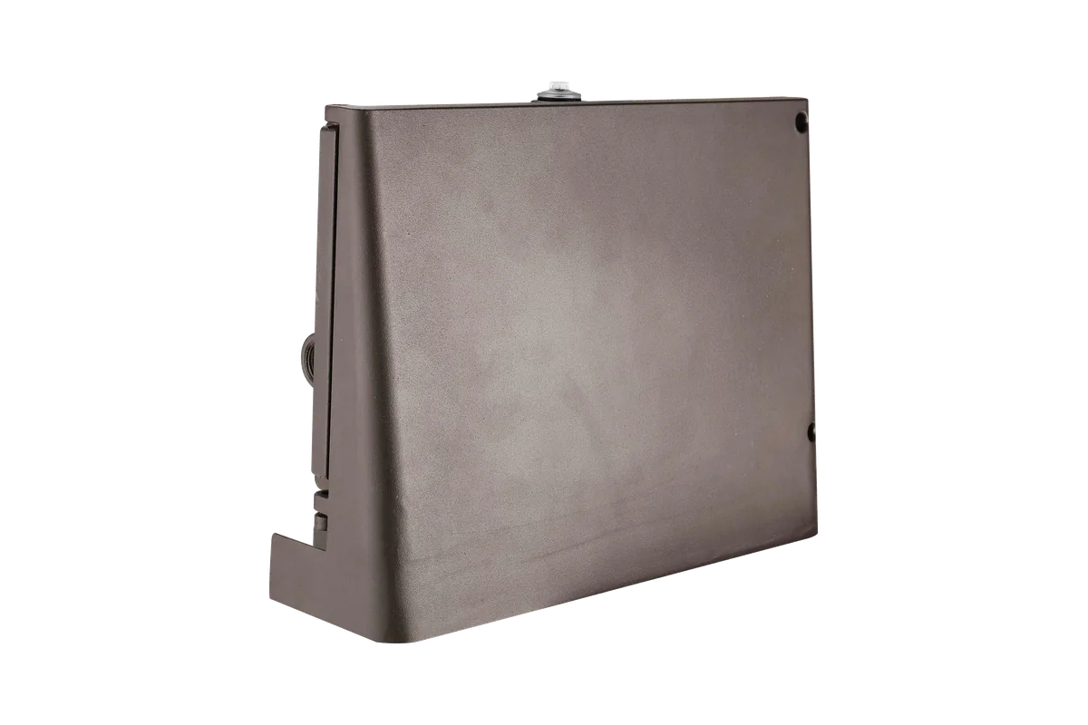 Nightwatch fixed-throw wall pack with the button photocell on top