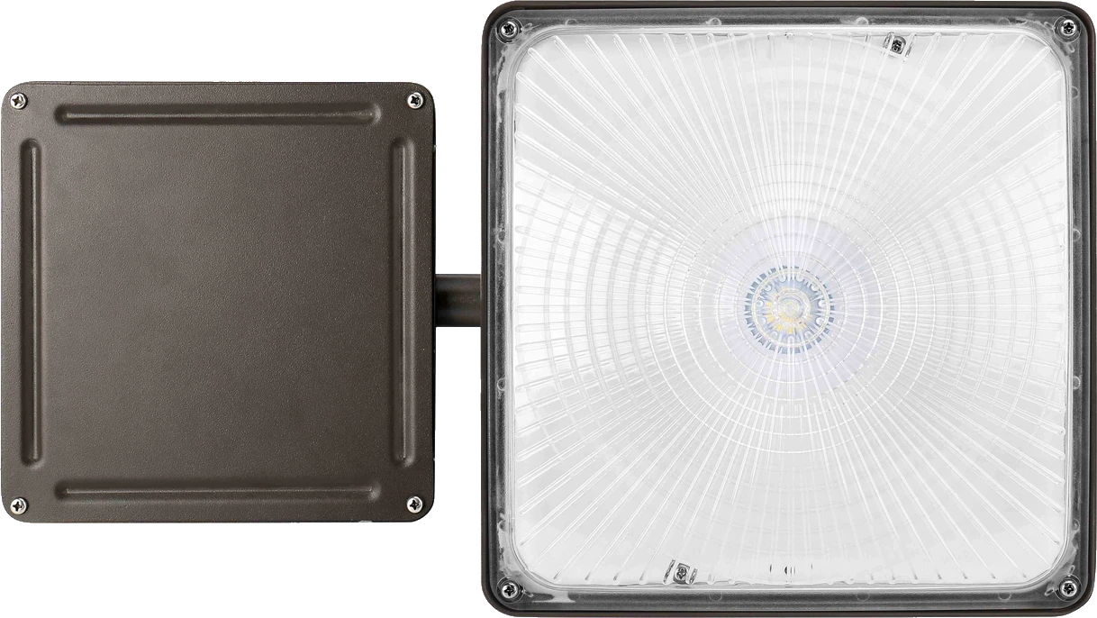 Pathfinder Series — constⒶNT-Ready housing variant with integrated emergency-battery backup module visible behind the driver-chamber lid, 90-minute egress runtime