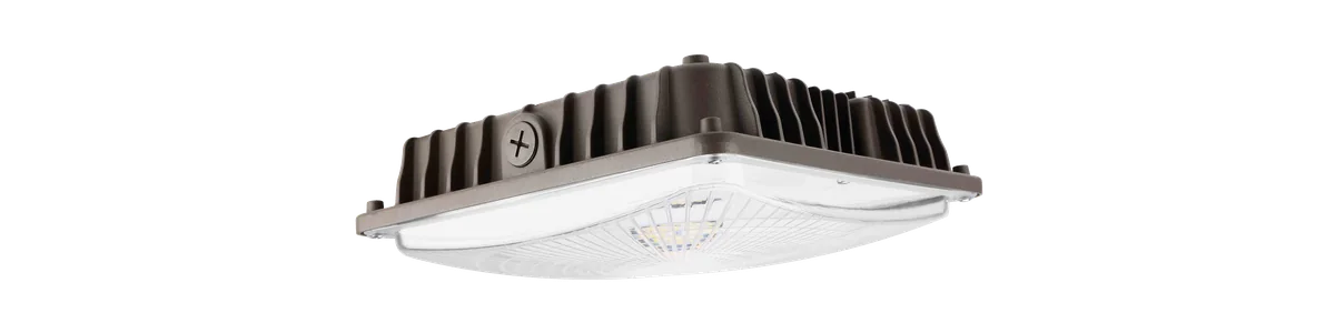 Pathfinder LED canopy light, the configured catalog number