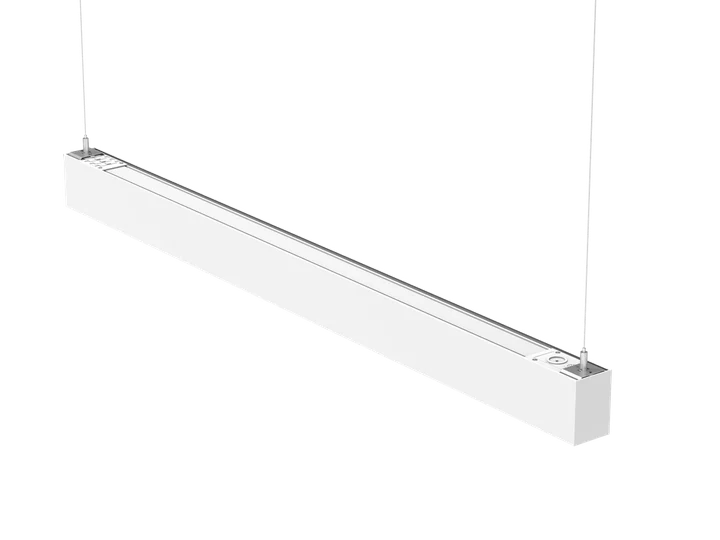 planoⒶRCH Luna LUXA — architectural linear pendant + suspended for open-plan office