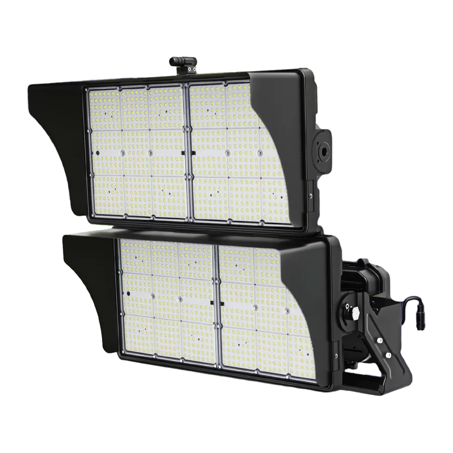 Beacon LED sports light, two-head large housing
