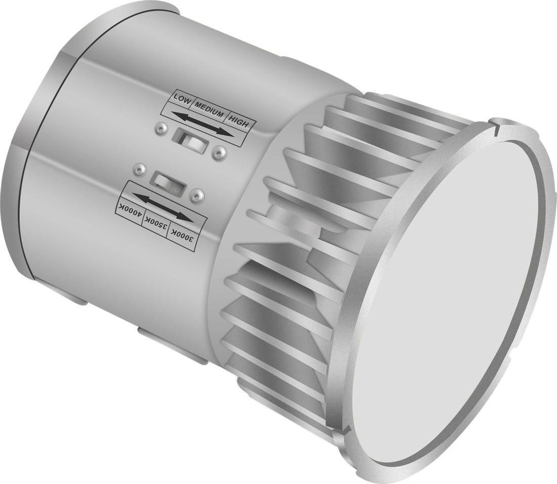 LCDL Spectra · DMS2740 · 40W Max driver module · dual dip switch (WATT high/med/low + CCT)