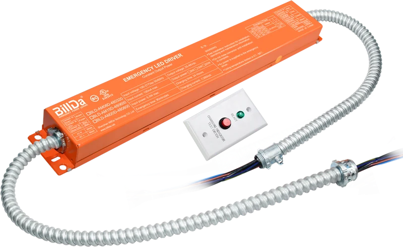 EM08 · 8W Emergency Battery Backup · Factory or Field-Install · constⒶNT